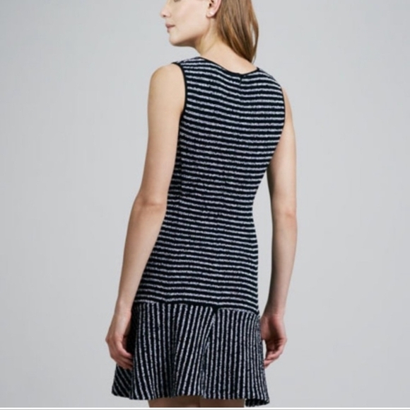 Theory Saks Fifth Avenue Women Jacquard Nikay Purposeful Stripe Dress - Picture 2 of 8